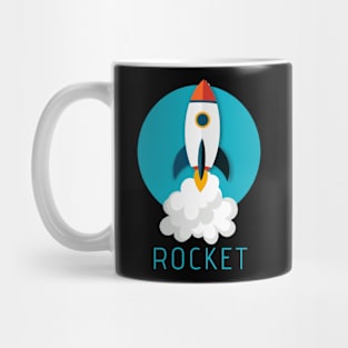 Rocket Blue Mug